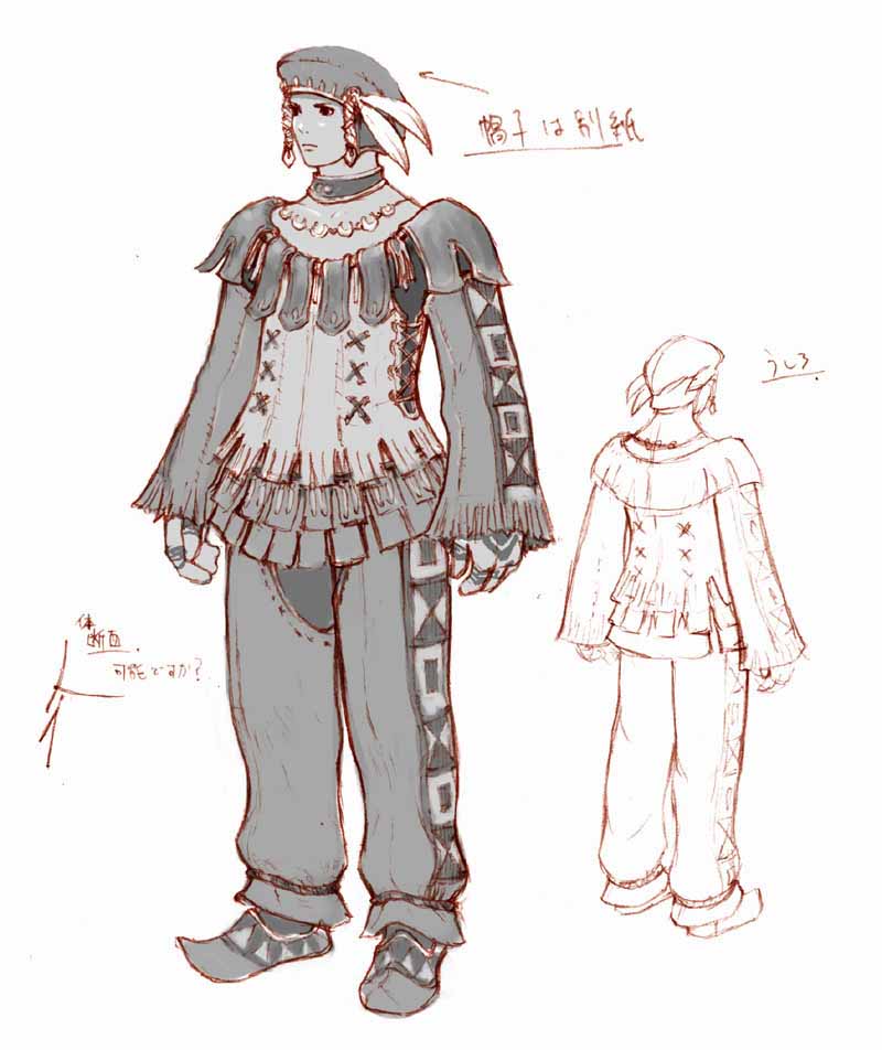 WE ARE VANA'DIEL 官方 Bison Set 设定图