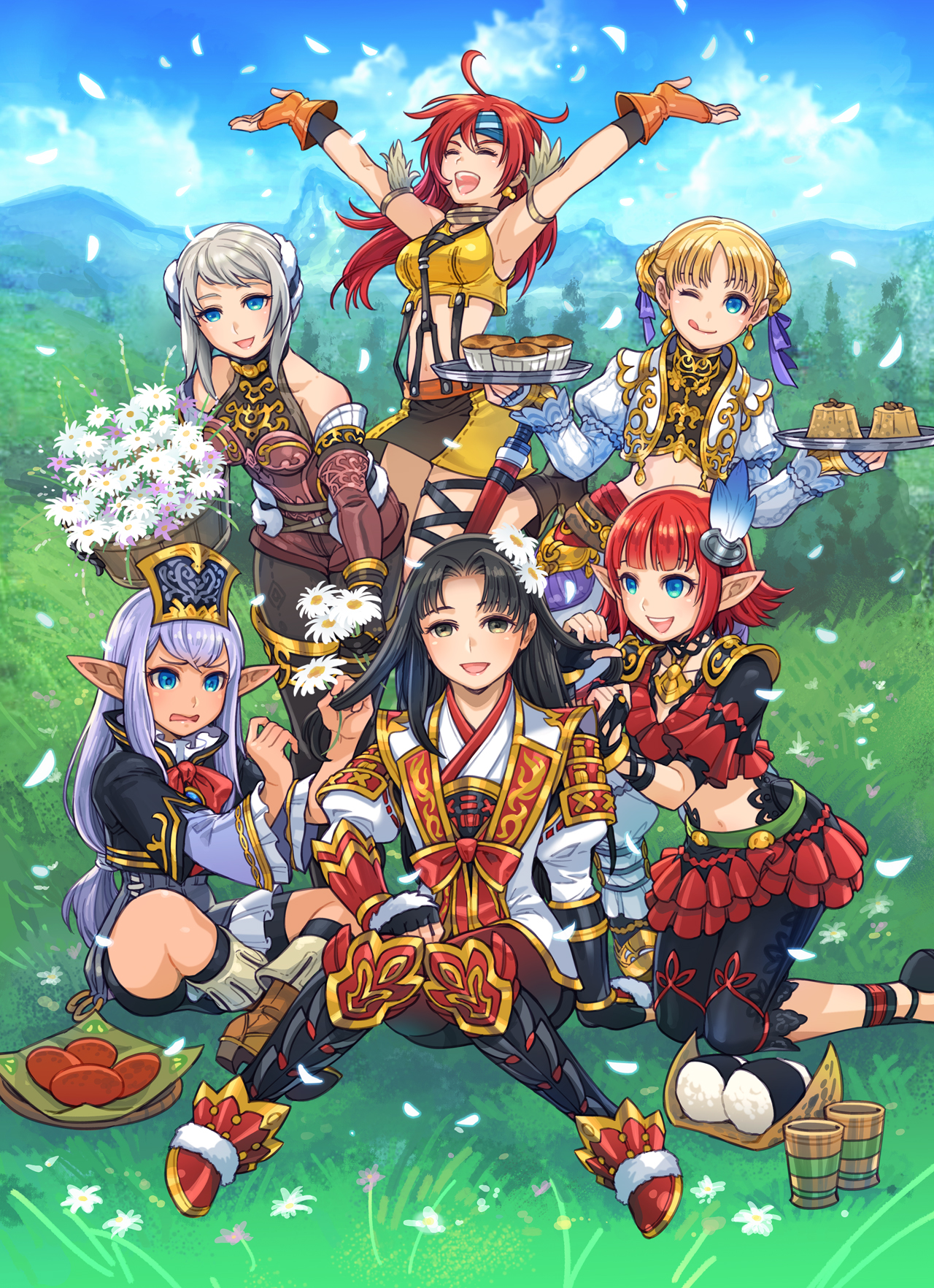 WE ARE VANA'DIEL 官方职业群像图