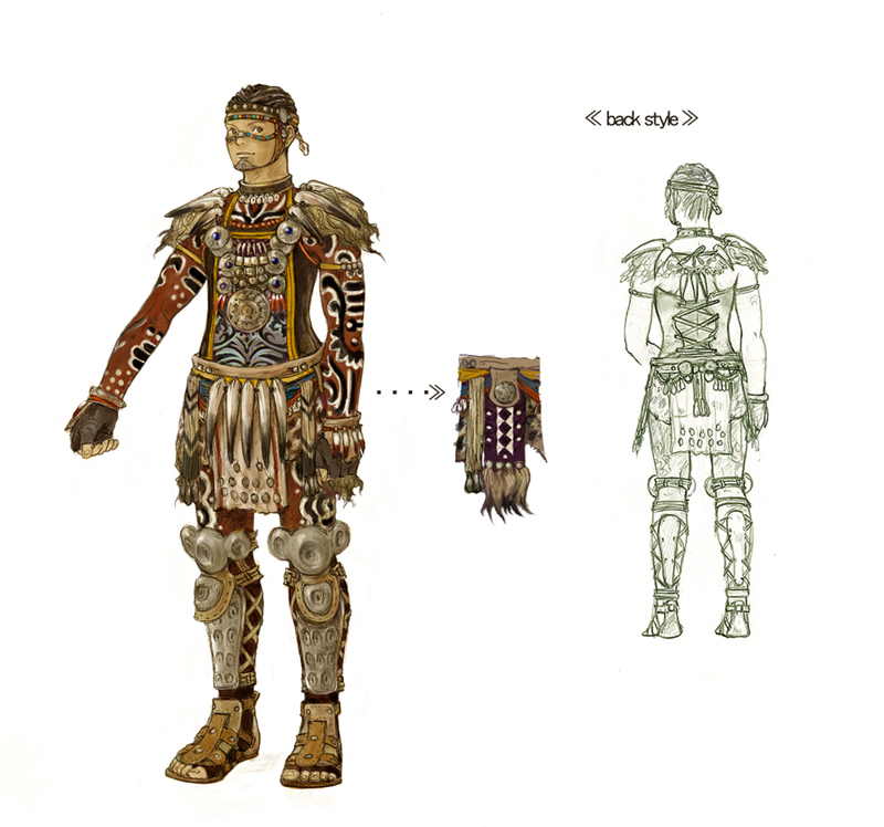 WE ARE VANA'DIEL 官方 Igqira Set 设定图