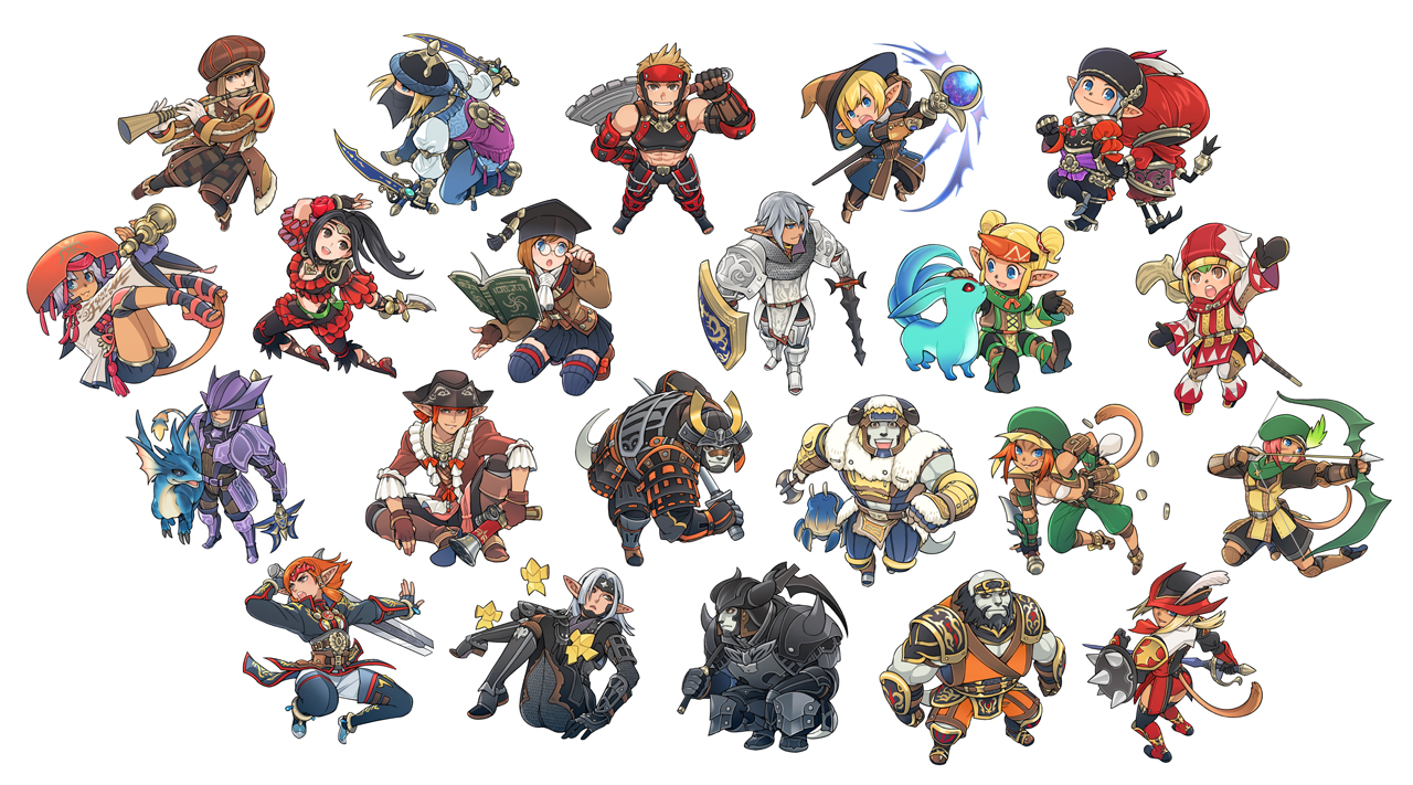 WE ARE VANA'DIEL 官方 FFXIMessage Pins 职业群像