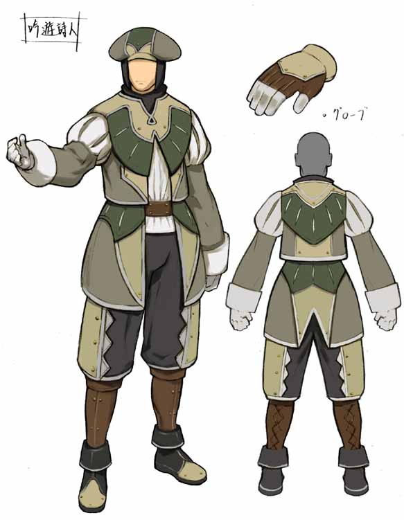 WE ARE VANA'DIEL 官方 Bard Choral Attire 设定图