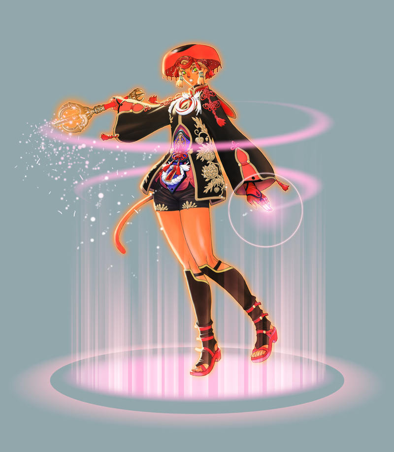 WE ARE VANA'DIEL 官方 Geomancer Bagua Attire 设定图