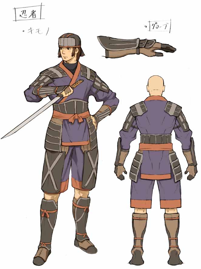 WE ARE VANA'DIEL 官方 Ninja Garb 设定图