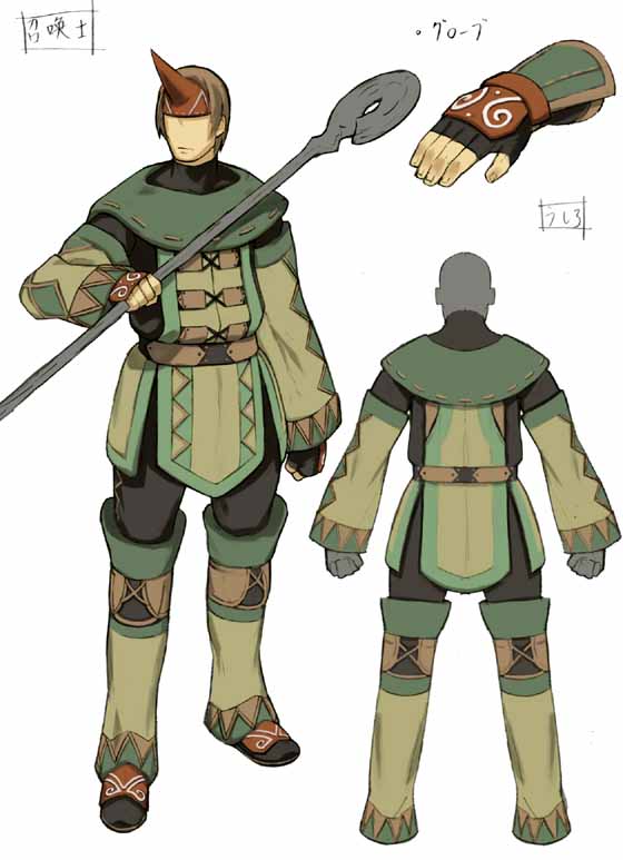 WE ARE VANA'DIEL 官方 Summoner Evoker's Attire 设定图