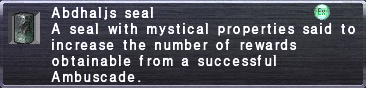 FFXIclopedia 上的 Abdhaljs Seal