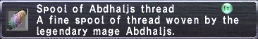 FFXIclopedia 上的 Abdhaljs Thread