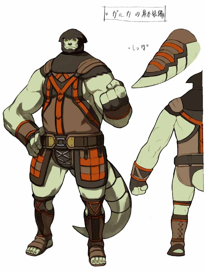 WE ARE VANA'DIEL 官方 Galka Starter Armor 图