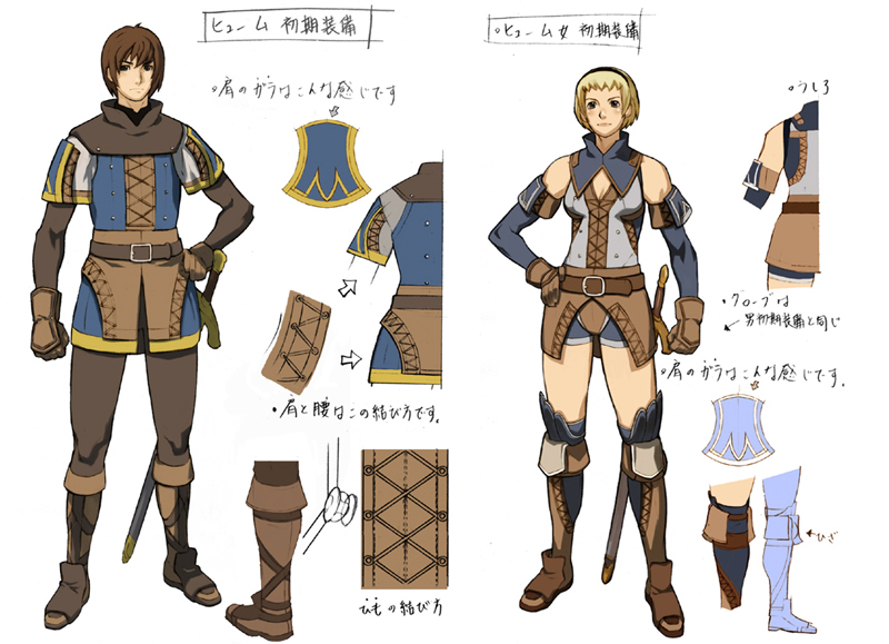 WE ARE VANA'DIEL 官方 Hume Starter Armor 图