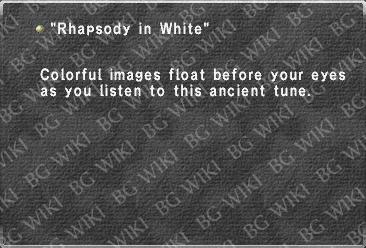 BG Wiki 上的 Rhapsody in White